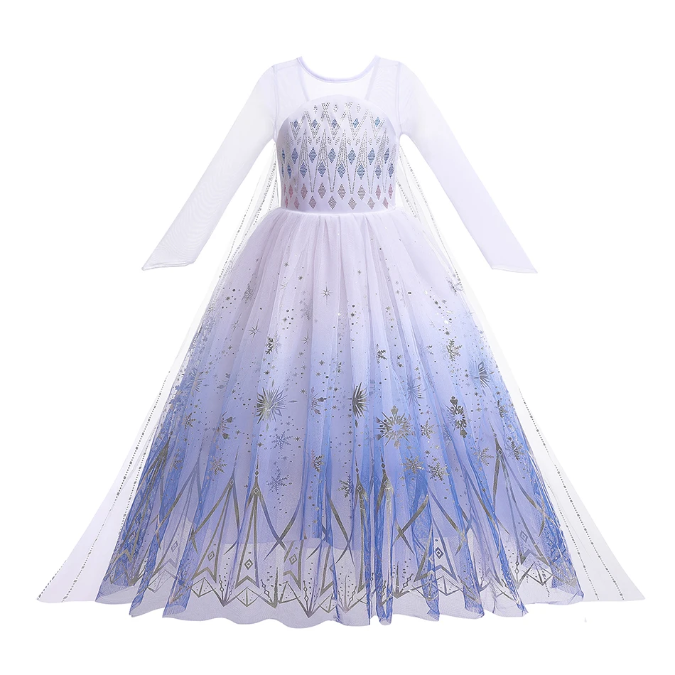 Girls dress Disney Elsa Anna Princess Dress for Girls
