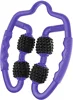 4-wheel leg slimmer soft rubber yoga exercise circular roller leg muscle relaxation foam massage stick leg clamp massage 4