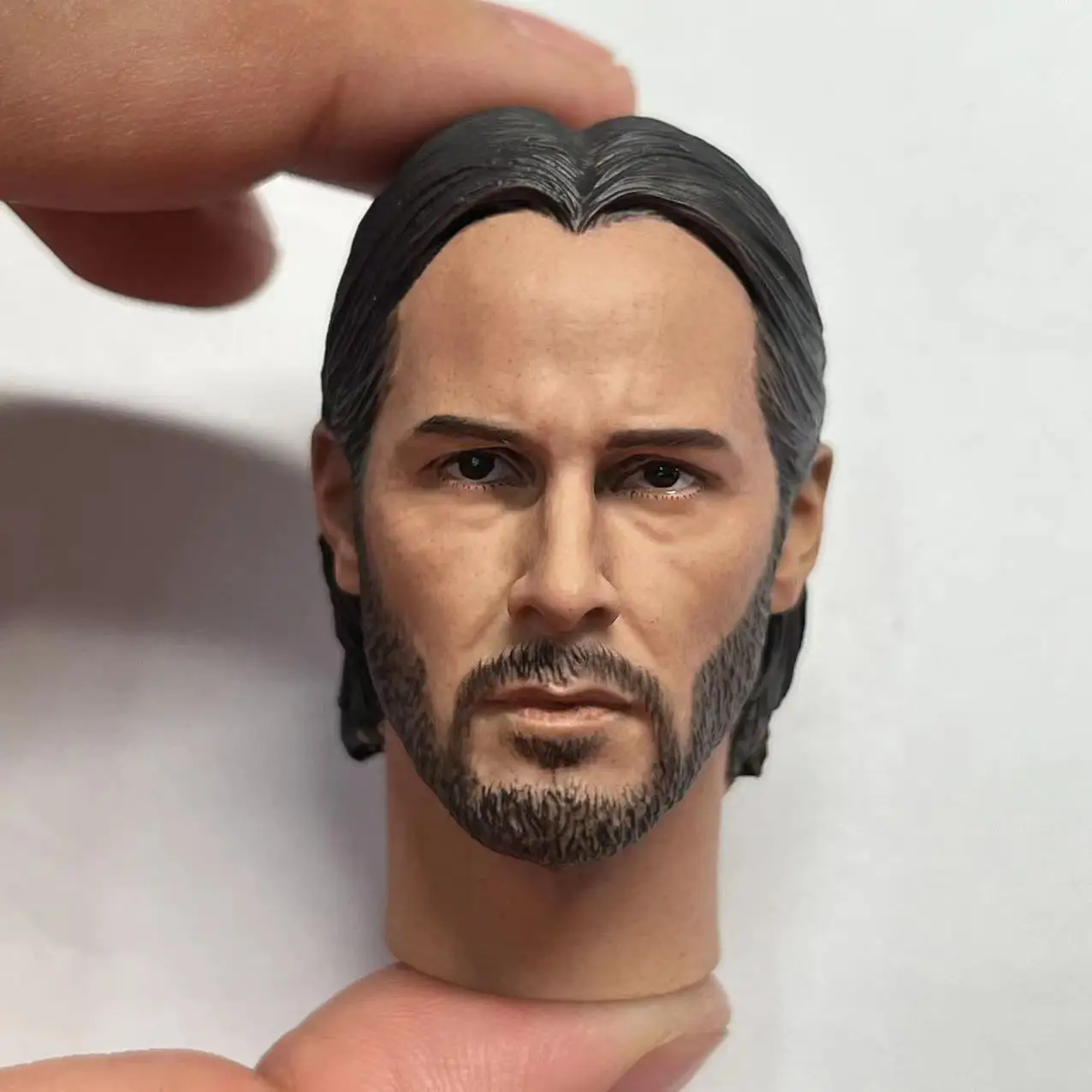 

1/6 Scale Male Head Carving Keanu Reeves Killer Normall 2.0 Movie Actor Model For 12" Soldier Action Figure Body Game Toys