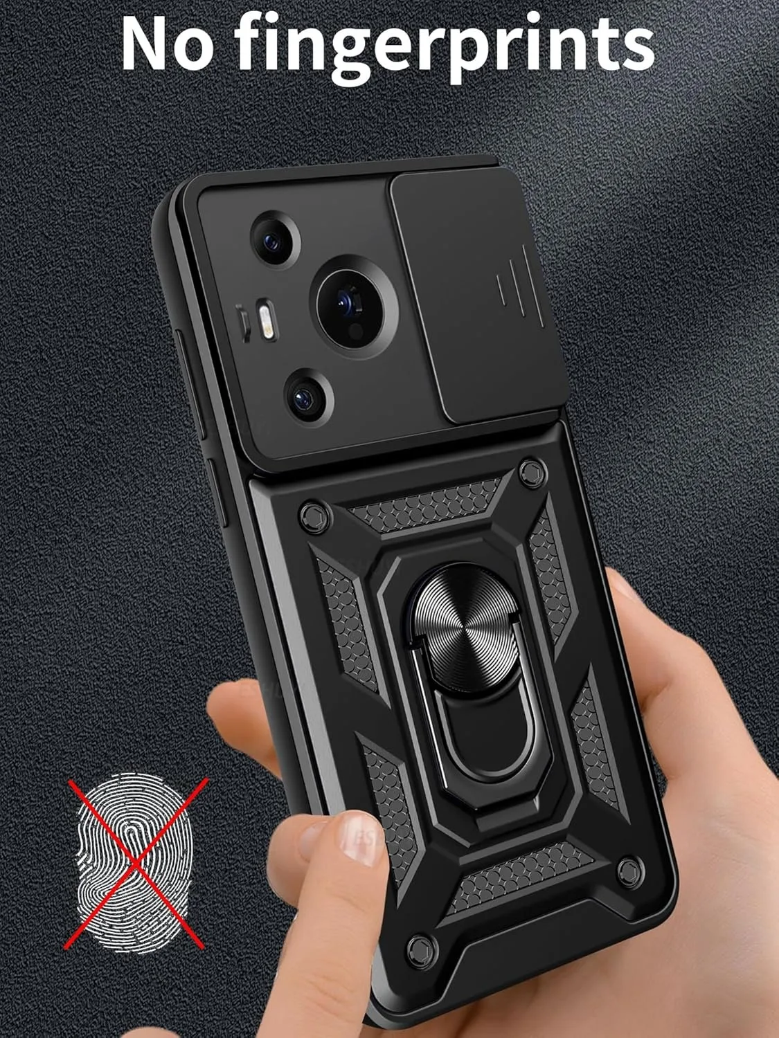 Rüstungshülle für Huawei Pura 70 Ultra P70 Pro Linsenschutz mit Ring Magnethalter Coque Fundas_voghion.com