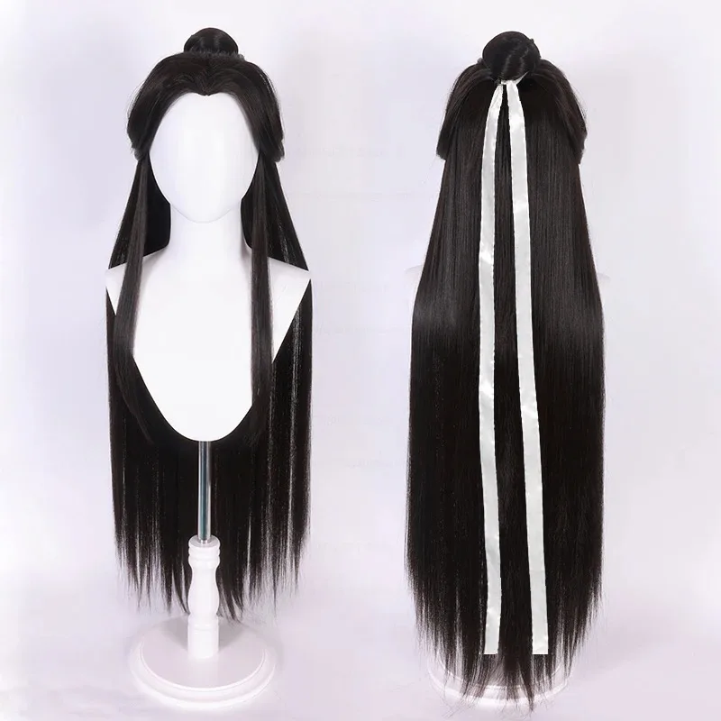 

Anime Heaven Official's Blessing Cosplay Xie Lian Hua Cheng Wig Black Hair Tian Guan Ci Fu Hanfu Wigs XieLian Cosplay Wig