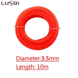 LUSQI Premium Nylon Spiral Brush Cutter Rope - Grass Trimmer Line (3.5mm 10m)