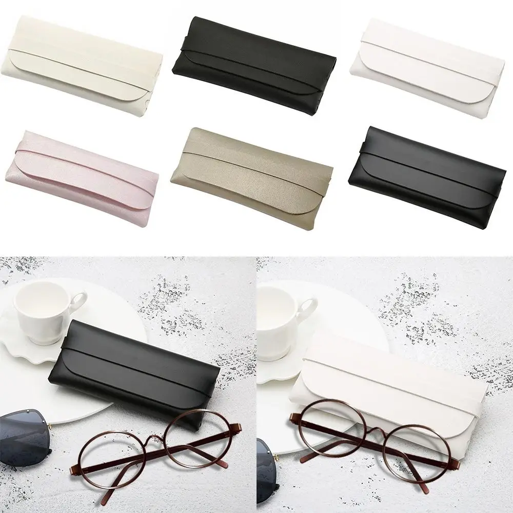 

Waterproof Glasses Case Fashion Soft PU Leather Eyeglasses Case Anti-knock Sunglasses Storage Box Eyewear Accessories