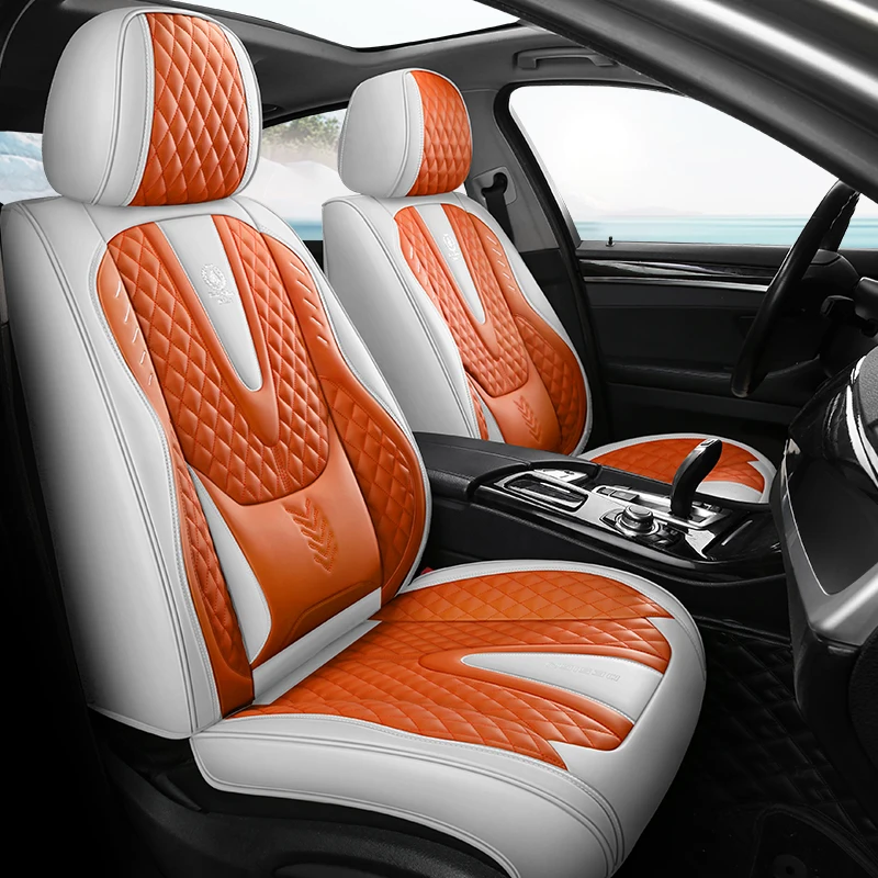 

NAPPA Leather Car Seat Covers Full Set For Toyota YARiS L C-HR bZ4X RAV4 IZOA Camry Universal Automotive 5 Passenger Vehicle