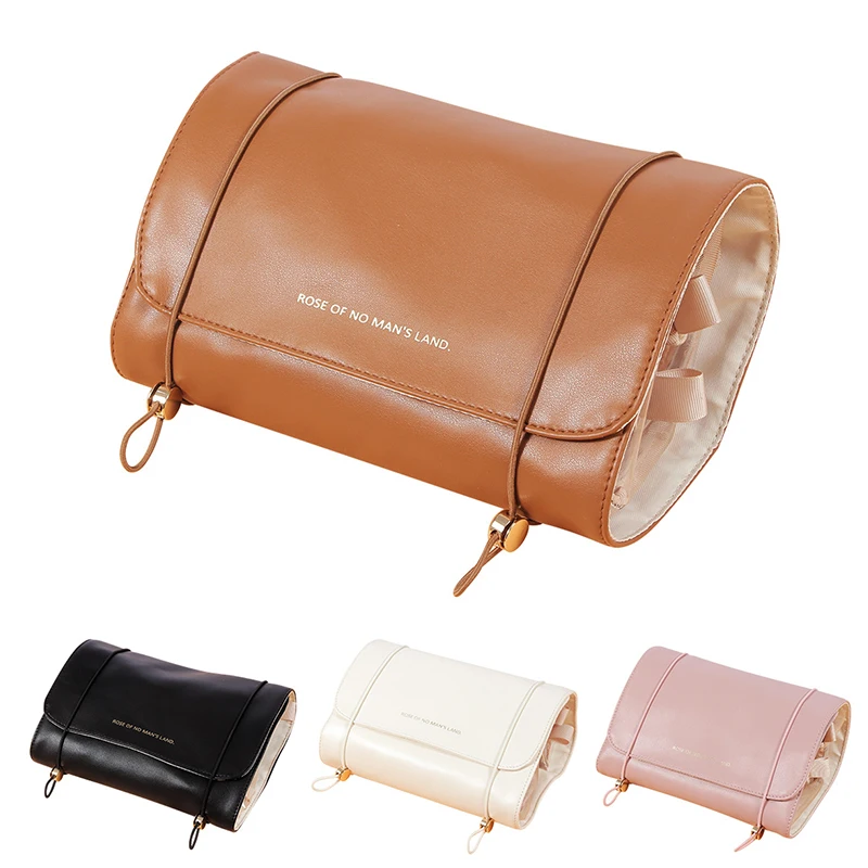 Portable Cosmetic Bags for Women Travel Pouch Waterproof Toiletries Beauty Organizer Ladies Bathroom Makeup Case Storage Bag