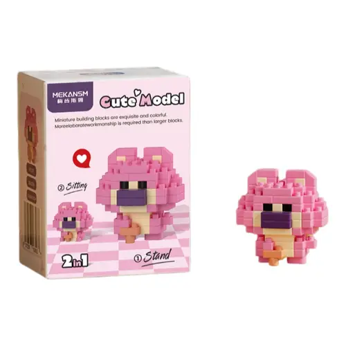 Disney 214 style Winnie LinaBell StellaLou Building Blocks Princess Cartoon Figrues Bricks Children's Assembly Toys Model Gift - Image 22