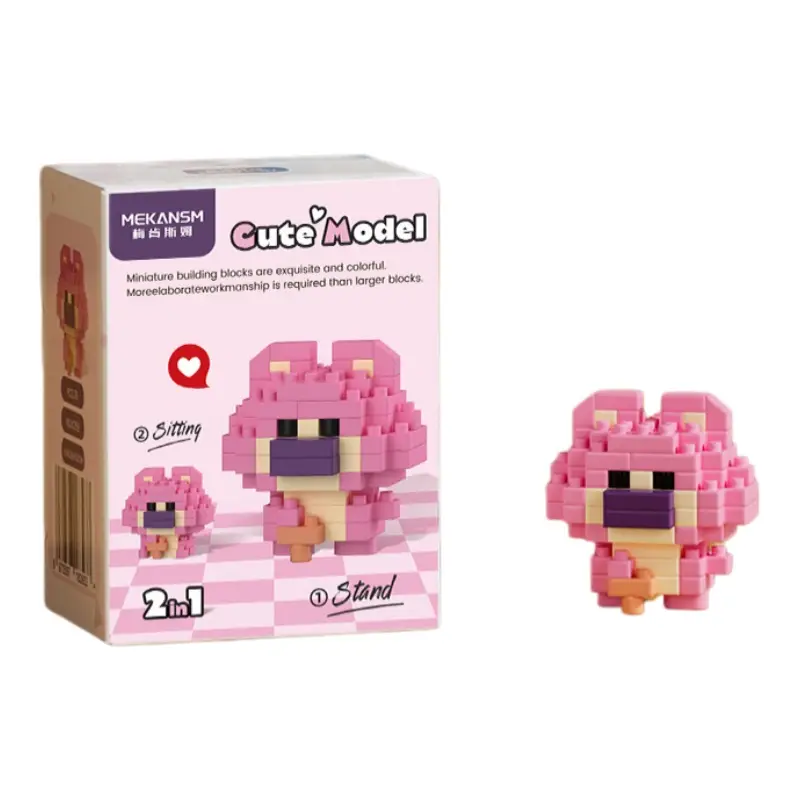 Disney 214 style Winnie LinaBell StellaLou Building Blocks Princess Cartoon Figrues Bricks Children's Assembly Toys Model Gift - Image 22