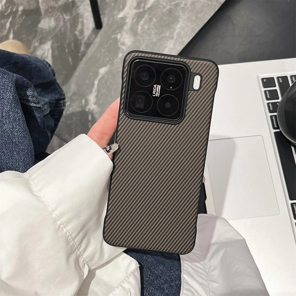 Frameless Carbon Fibre Matte Shockproof Slim Hard Case Bumper Cover
