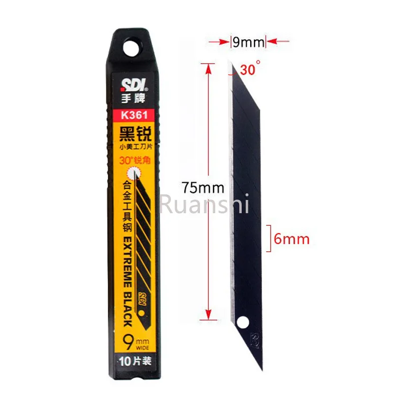 Art Utility Knife 9mm Blade 30 Degree Angle Automotive Engraving
