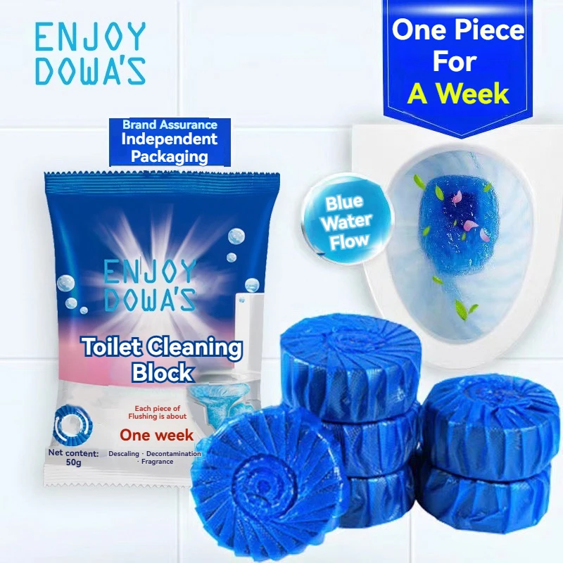 Toilet Bowl Cleaner Tablets Automatic Toilet Tank Cleaners for Deodorizing & Descaling Long-Lasting Against Tough 3/6/12 pcs toilet cleaner tablets