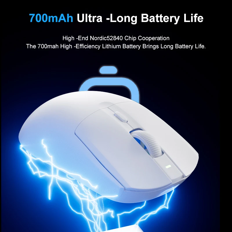 Фото Новая беспроводная мышь Ajazz AJ139PRO 4K, 4000 Гц, 26000dpi №4