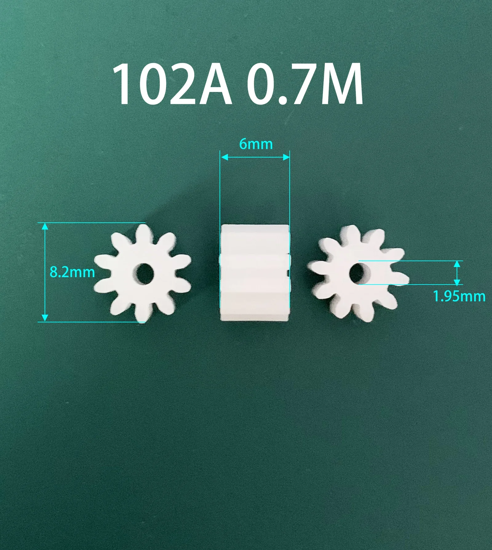 30122.5A 30122.5B 0.5M en plastique POM engrenage diamètre 30122.5A 30122.5B 0.5M en plastique POM engrenage diamètre