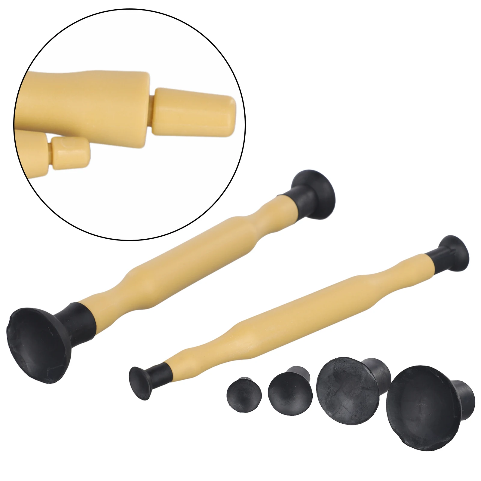 Valve Lapping Tool Set for Engine Valve Grinding with Suction Cups 2 Pieces for Easy Hand Lapping of Automotive Valves