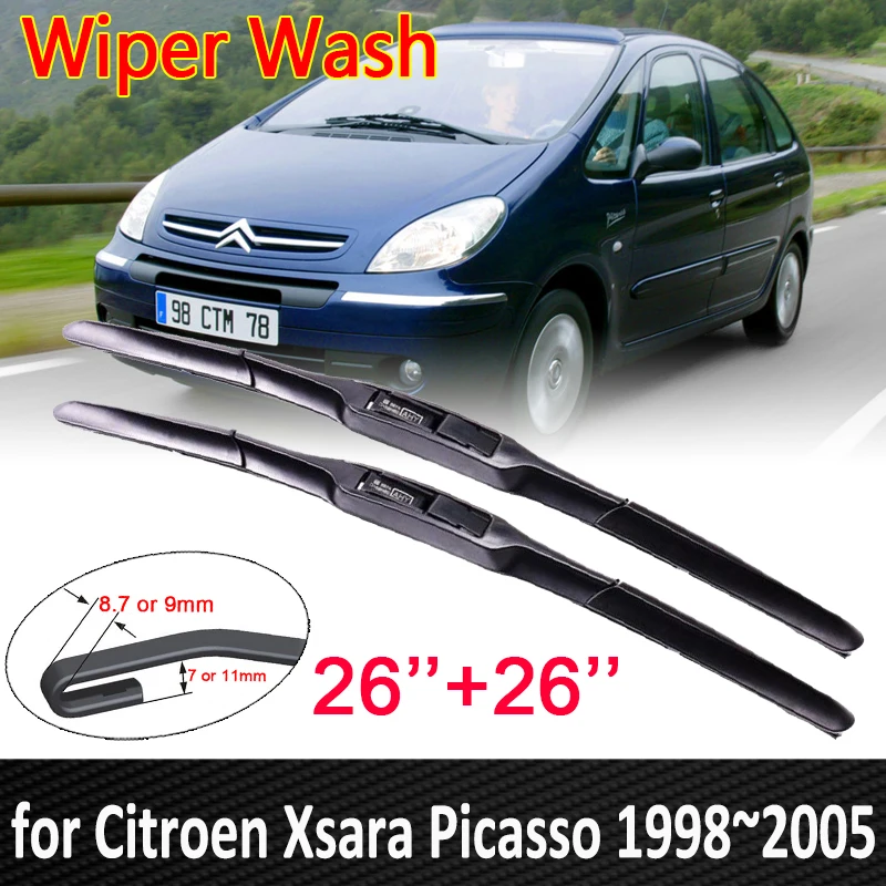 Escobilla de limpiaparabrisas para Citroen Xsara Picasso 1998 ~ 2005, escobillas de parabrisas delantero, limpiaparabrisas, productos de coche 2004 (sin pasador lateral) AliExpress Automóviles y motocicletas