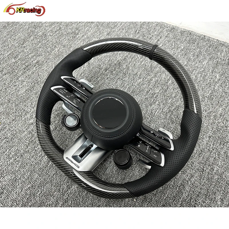 メルセデスベンツ　ステアリングホイール ノブ付きトンボステアリングホイール、メルセデスベンツ、AMgに