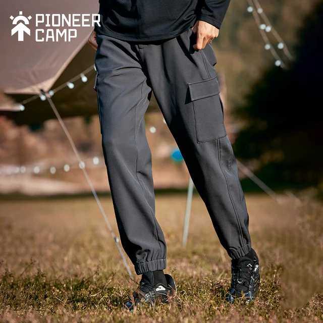 Pioneer Camp 2022 New Men's Autumn Soft Shell Pants Work Pockets
