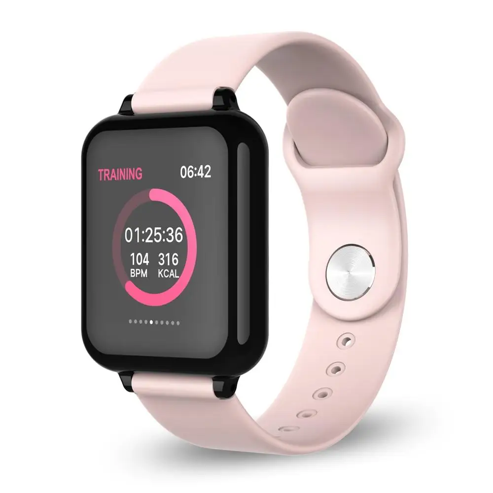 Smartwatch B57 Quadrado Rosa | Электроника
