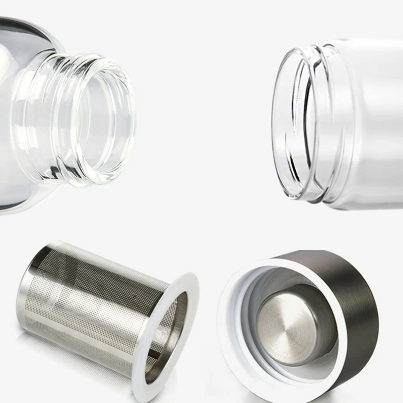 Glass Tea Infuser Water Bottle 5
