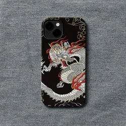 Art Dragon Ukiyo - e Design Glossy Film Phone Case - HardPC Cover - iPhone 12 Mini (FLD - 366FLD109A1)
