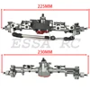 Aluminum Alloy Complete Front Rear Portal Axle for Axial SCX10 II AX90060 90046 90047 1/10 RC Crawler Truck Metal Upraded Parts 5
