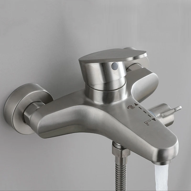 bathroom shower faucet set bathroom faucet Bathroom Shower Faucet Stainless Steel Mixer Tap Hot Cold Bathroom Accessories Mixer Mixing Valve Bathtub Shower Faucets Set