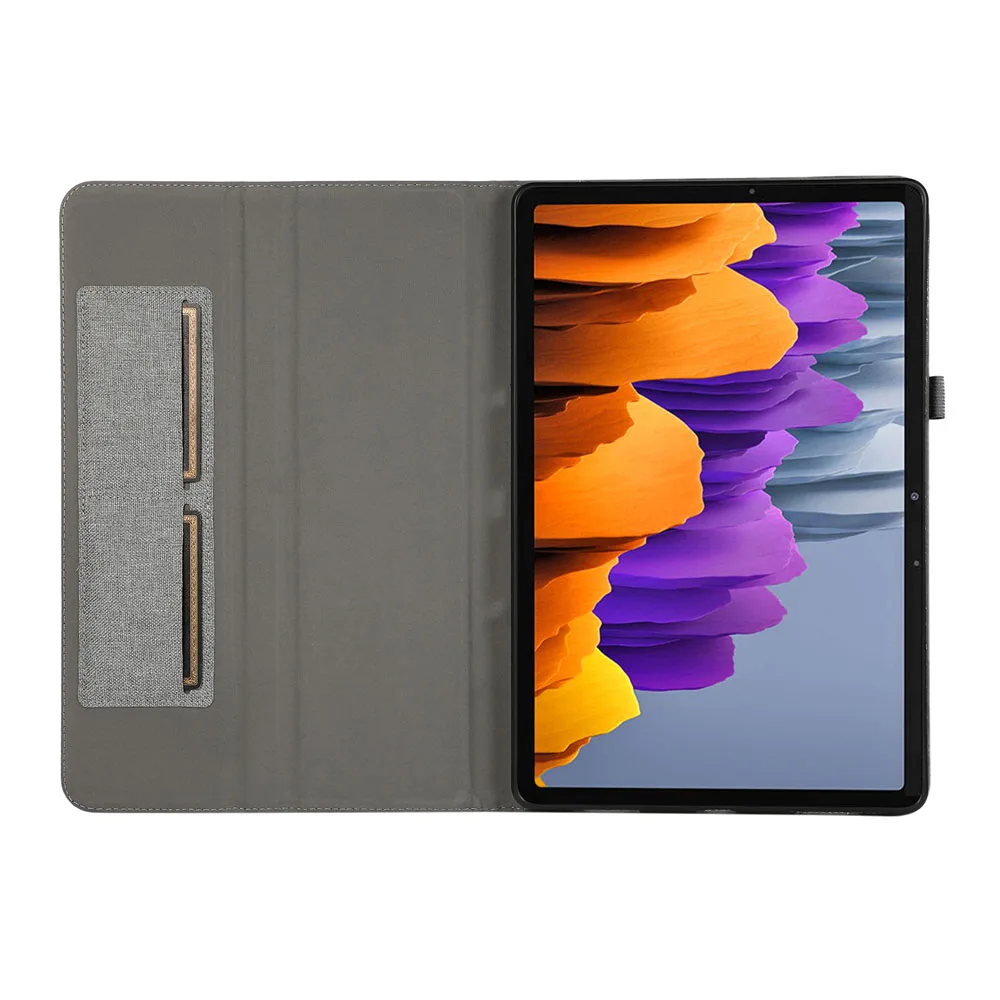 Premium Fabric Stand Case - Shockproof Anti-Drop Protective Cover