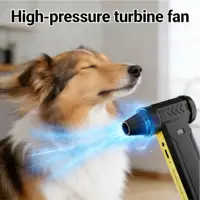 Refroidisseur d'air portable Turbo électrique à grande vitesse 160000   Moteur sans brosse de ventilateur de poussière violent puissant rechargeable de RPM 2