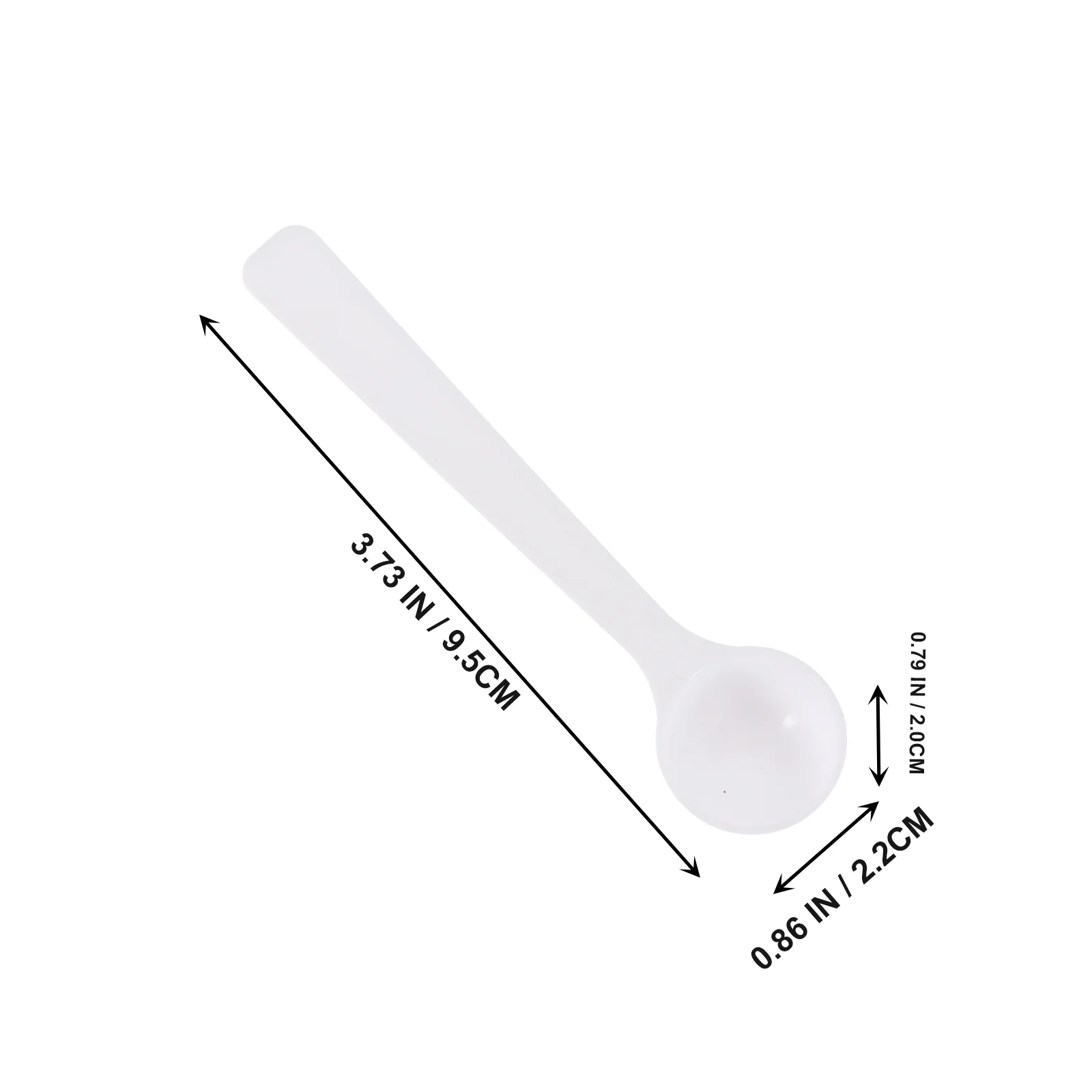 플라스틱 계량 스푼 미니 화장품 스쿠프, 작은 커피 조미료 스쿠프, 단백질 차 설탕 스푼, 우유 혼합 교반기