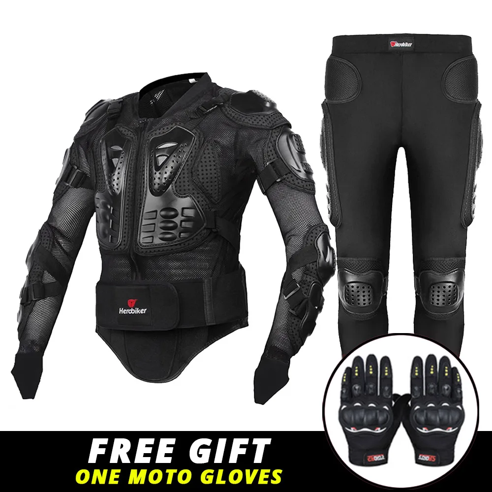 

Motorcycle Jacket Full Body All Season Motorcycle Armor Motocross Racing Moto Jacket Motorbike Riding Protection Size S-5XL Men