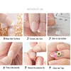 240Pcs/10Sheet False Nail Tips Jelly Glue Clear Double Sided Adhesive Tape Glue Sticker DIY Tips Fake Nail Acrylic Manicure Tool 6