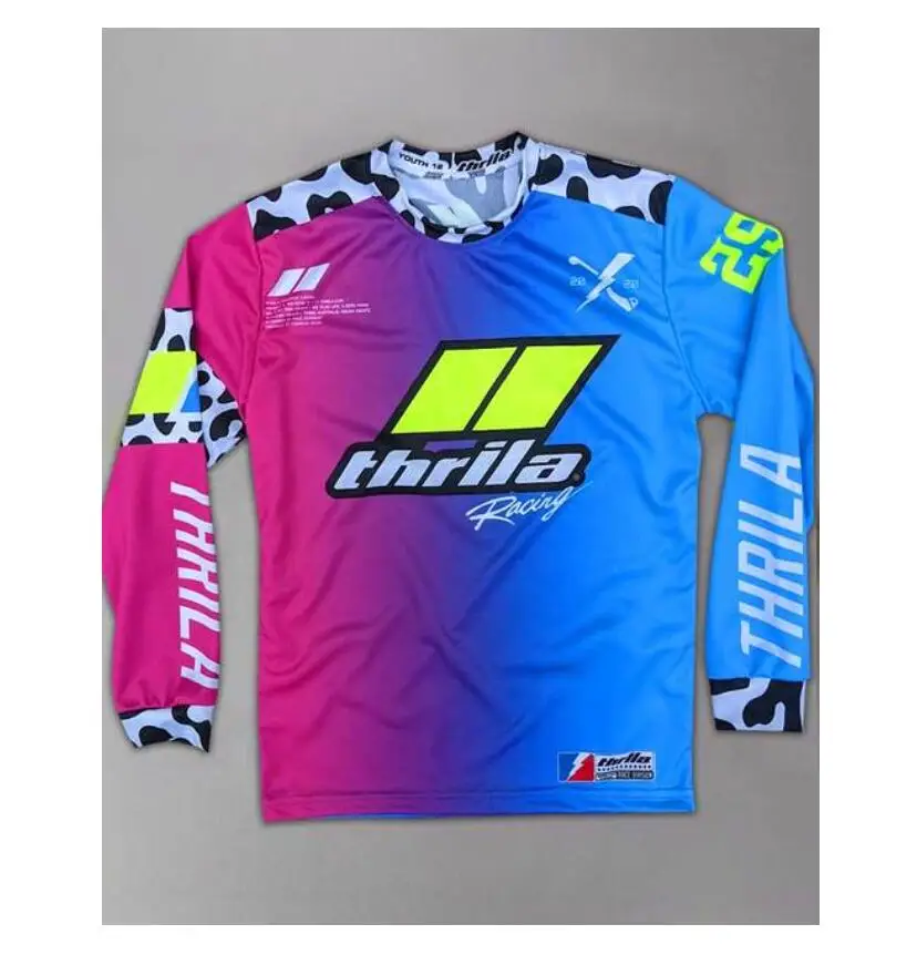 Long sleeve t-shirt Motocross Jerseys downhill Moto Jersey DH Off Road Mountain Bike mtb jersey men road bike jersey