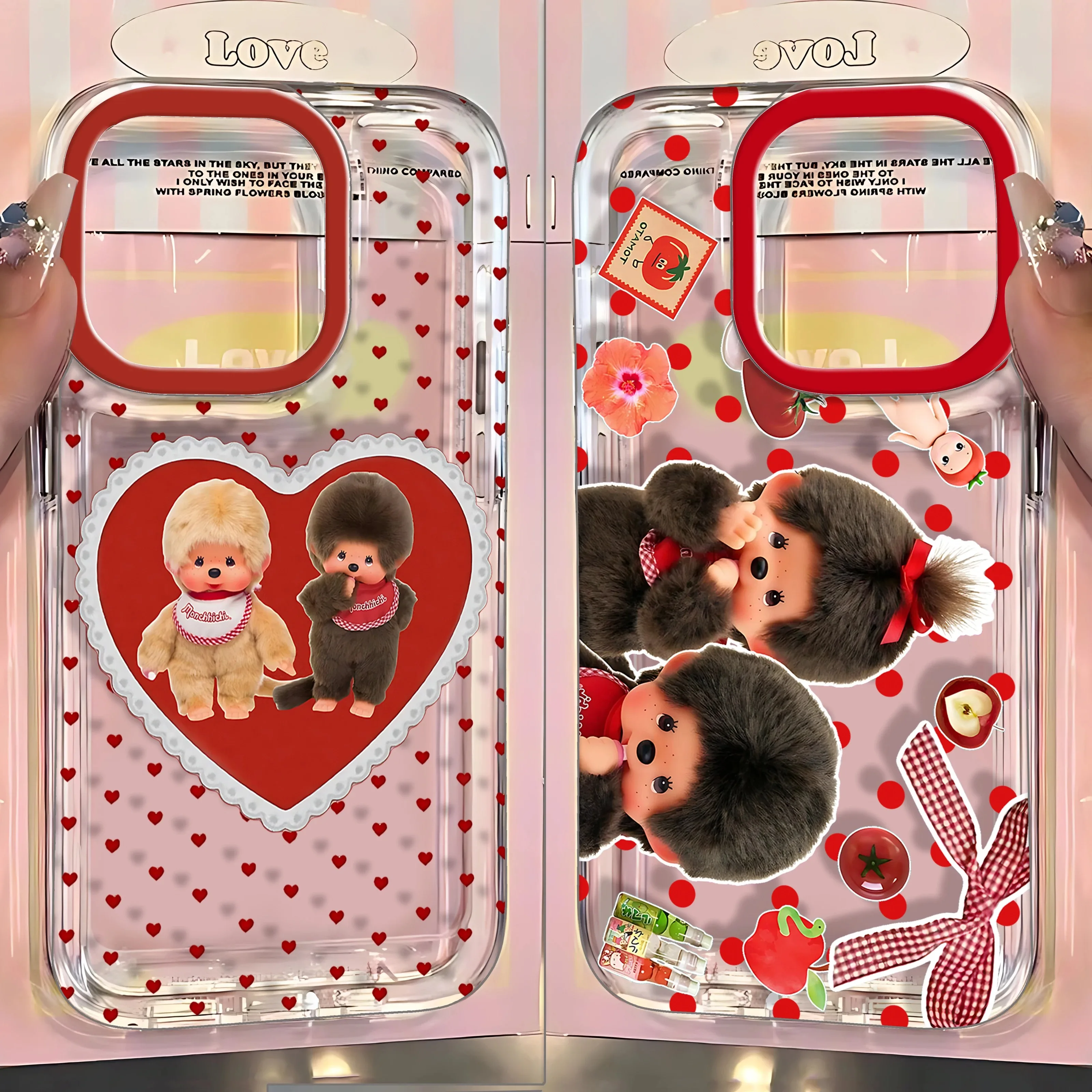 Lovely Monchhichis Stylish Phone Case - Vibrant and Durable Design