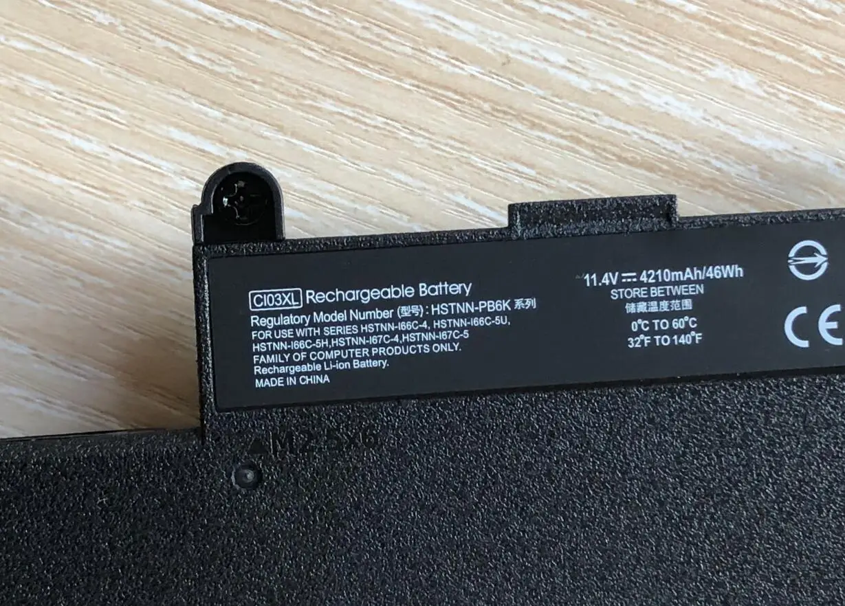 Batteria Per HP ProBook 640 650 645 655 G2 G3 - CI03XL, 51 Wh, 6 Celle, 11.4V, 100% Nuova