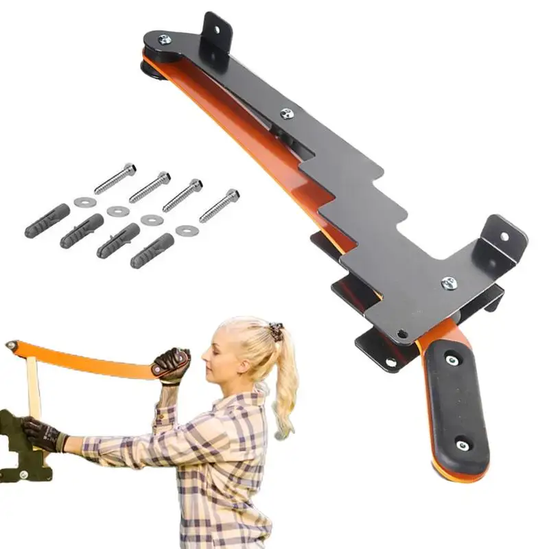 

Wall Mounted Kindling Wood Splitter Carbon Steel Manual Log Splitter Heavy Duty Convenient Kindling Cracker Wood Splitter