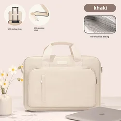 Waterproof Laptop Briefcase and Handbag - 15-16inch (KHAKI-2)