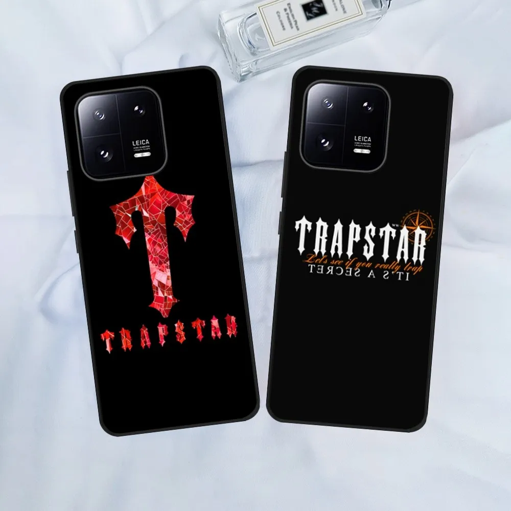 Cool Trap-Stars  Phone Case For Xiaomi 13 12 11 Redmi Note12 Poco F5 F4 Series Soft Black Phone Cover