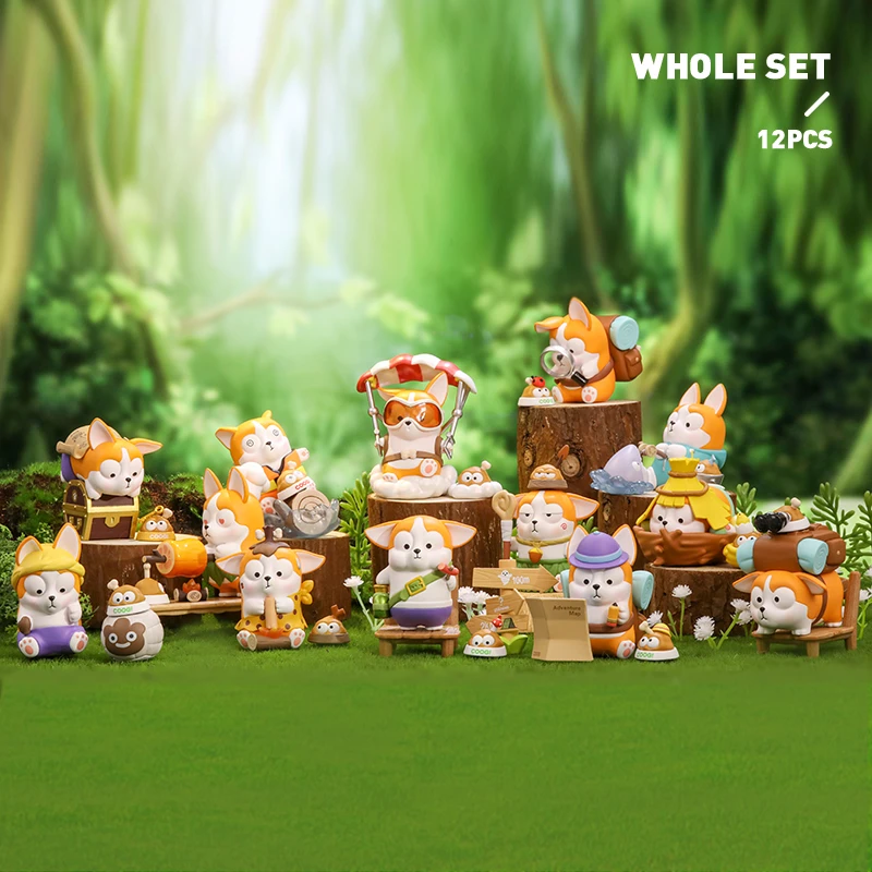 Coogi Foody The Island Adventure Series Blind Box Kawaii Dolls Animal Figures Regalo Di Compleanno Animal Christmas Toys