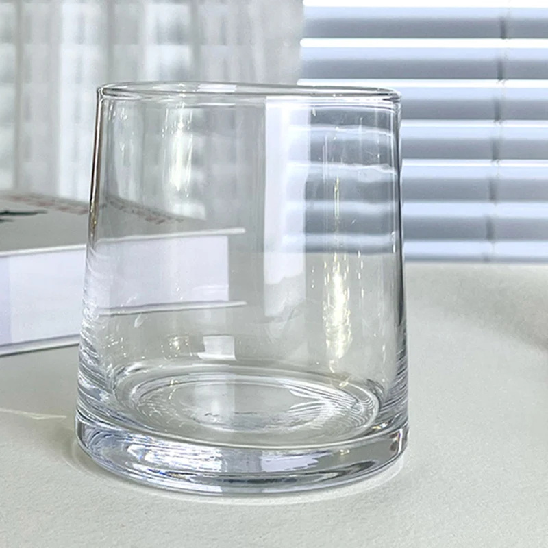 250ml Whiskey Glass Cup Juice Milk Cocktail Foreign Wine Drinking Glasses Drinkware Household Party Transparent Wedding Gifts