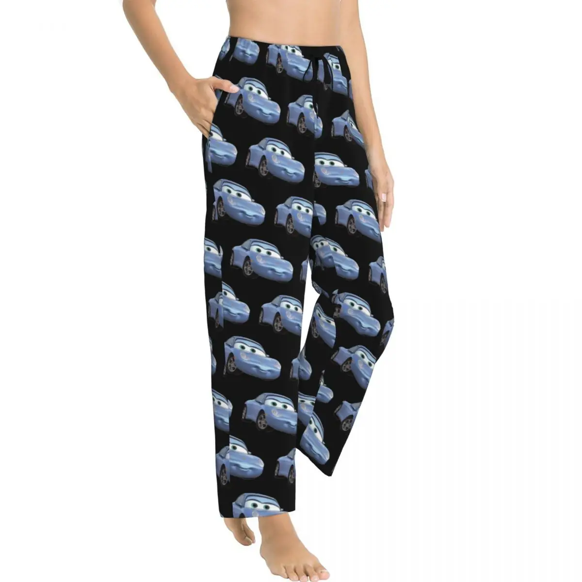 Women Comfy Sally I'm Lightning Cars Mcqueen Pajamas Pants Stretch Lounge Pajama Bottoms Pants 6