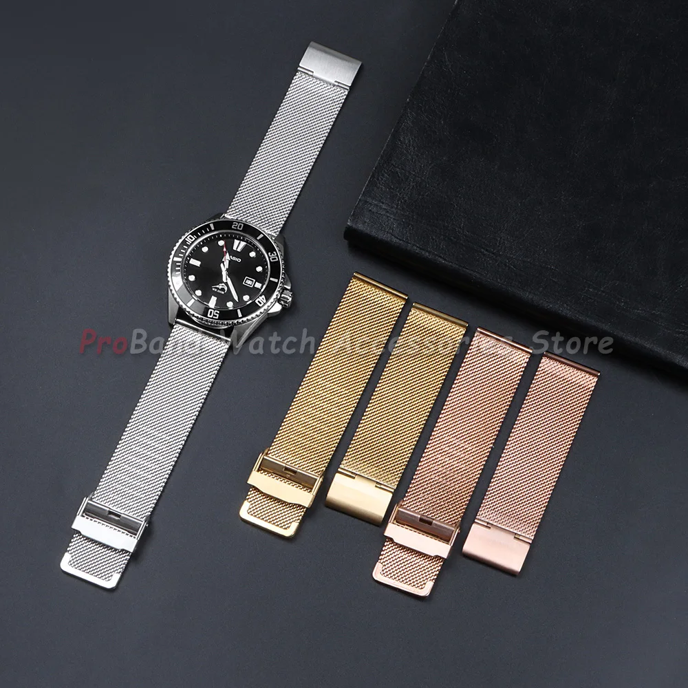 Elegant Milanese Stainless Steel Watch Strap - Universal Fit Bracelet