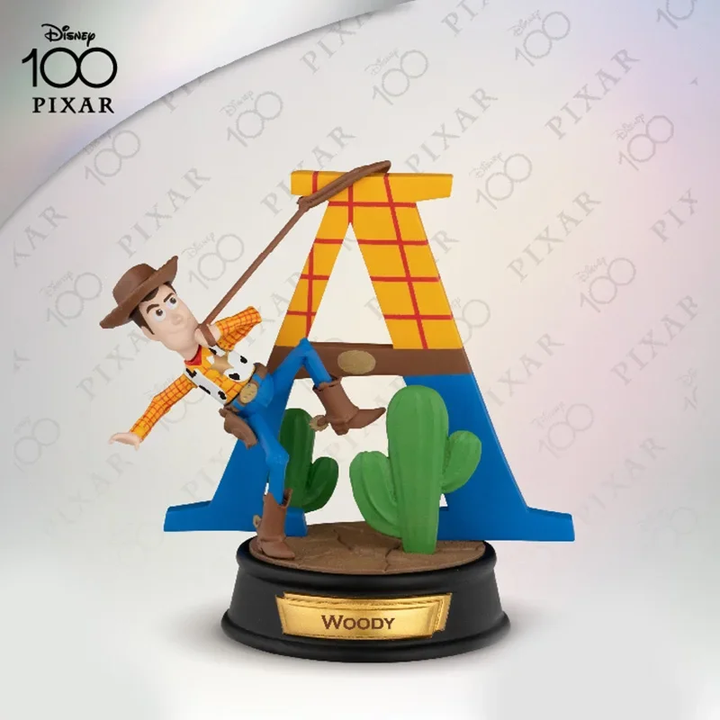 

Original Beast Kingdom Authentic Disney 100th Anniversary Celebration Woody Pixar Desktop Decoration Movie Handmade