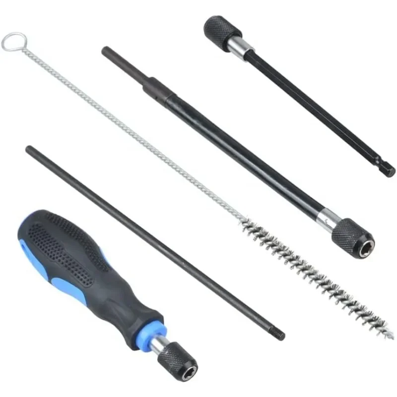 19pcs Universal Injector Seat Brush Cleaner Cleaning Tool Kit for Diesel Injectors Engines Car Special Disassembly Tool