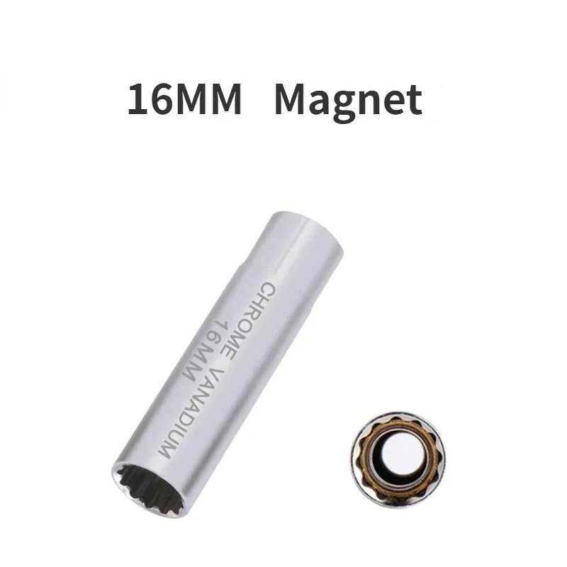 Universal Spark Plug Socket Spark Plug Wrench Magnetic Shrapnel Plug Disassembly Automatic Repair Tool 14/16mm 5