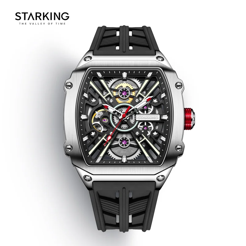 Starking brand men's watch, automatic sports hollow Seiko NH38 movement, highly strong luminous fashion waterproof watch man