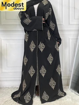 Modest Abaya Ramadan Dubai Robe Femme Musulmane Turkey Kaftan Islamic Clothing Muslim For Women Kimono Caftan Marocain Cardigan