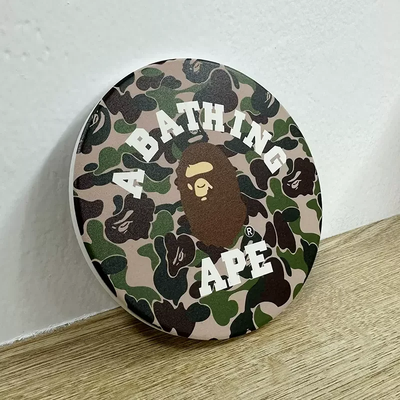 

Круглый деревянный коврик, прочная и нескользящая подставка из пробки для чая и кофе, стойка для напитков, настольные аксессуары, предметы домашнего обихода