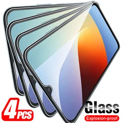 Premium Tempered Glass Screen Protector - 4 Pack, 6.9 - Inch, Armor Strength for Redmi 15A 5G (4 Pieces)