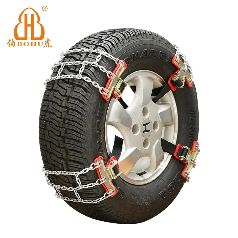 

BOHU All Sizes Car Emergency Anti Slip Snow Chain Winter Driving Bolding Tire Chains Alloy Steel Snow Chains