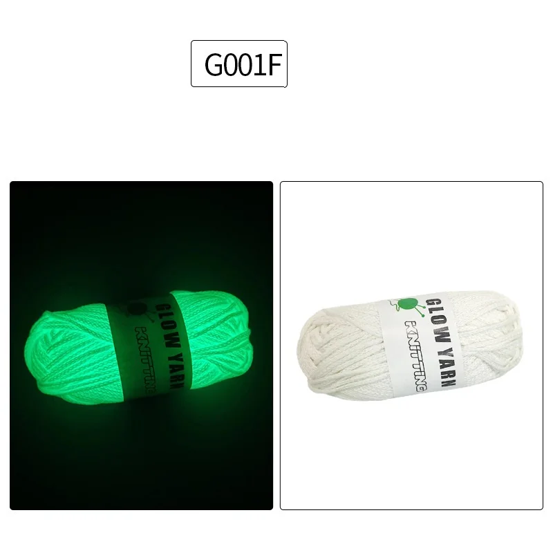 2mm Glow in the Dark Luminous yarn Round Stranded Yarn Polyester Handmade Yarn Luminous Yarn Ball 4