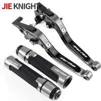 YZFR6 LOGO Motorcycle CNC Brake Clutch Levers Handlebar Grip Handle Hand Grips For YZF R6 1999 2000 2001 2002 2003 2004 2